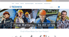 Desktop Screenshot of mccrometer.com